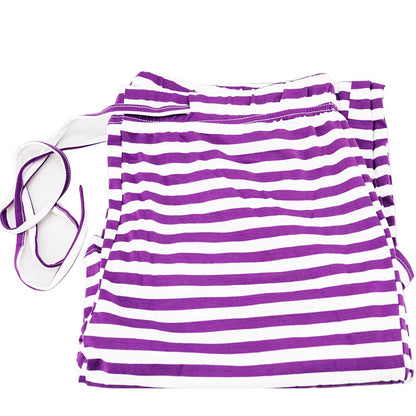 Pyjama Pants Woman Comfortable Cotton Sleep Striped Floor-Grazing Pajama Pants Sumptuous Loungewear Drawstring Pyjamas Bottoms