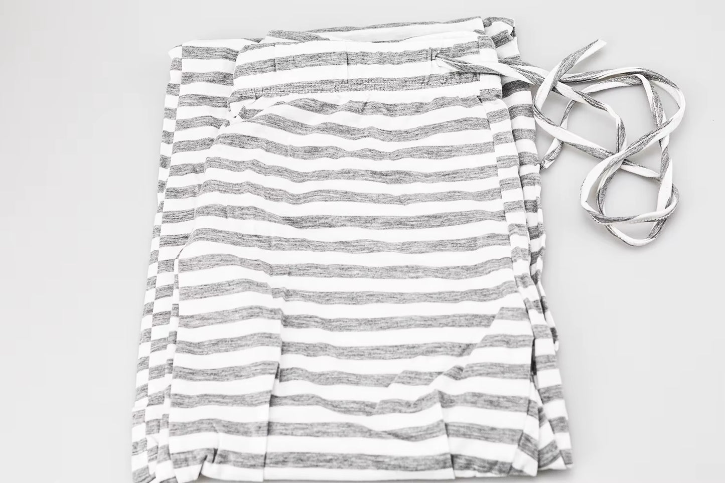 Pyjama Pants Woman Comfortable Cotton Sleep Striped Floor-Grazing Pajama Pants Sumptuous Loungewear Drawstring Pyjamas Bottoms