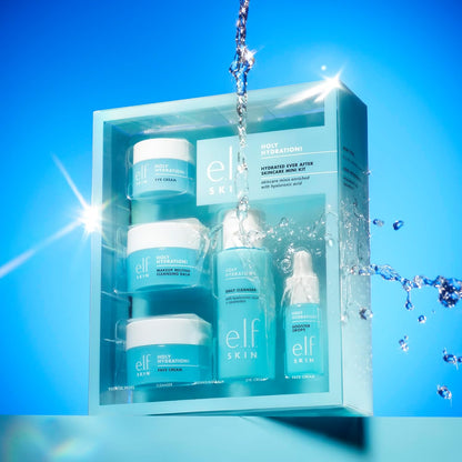 E.L.F.SKIN Holy Hydration Mini Kit,Cleanser Makeup Remover Moisturiser Eye-Cream